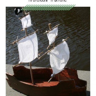 Piratenschip maken van karton