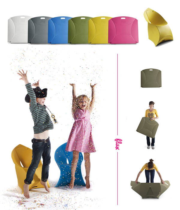 flux design stoel voor kinderen