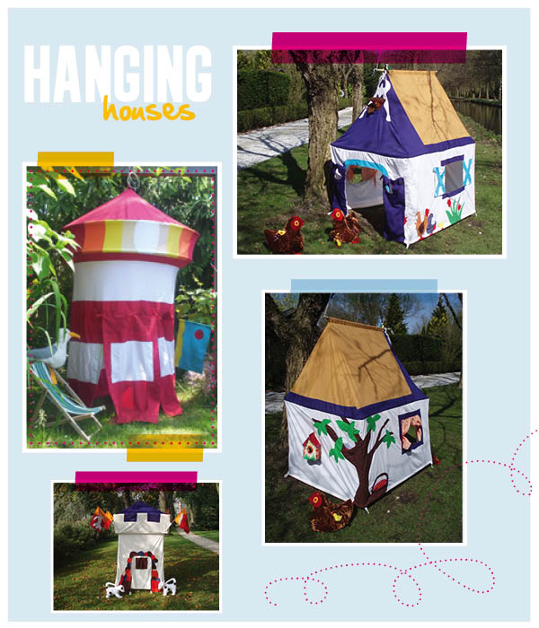 hanging houses, hangende tent