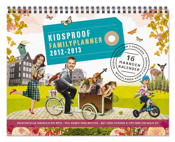 kidsproof familyplanner 2013, kidsproof familie agenda 2013