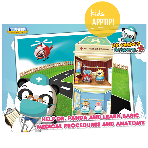 dr panda dierenziekenhuis, leuke app voor kinderen