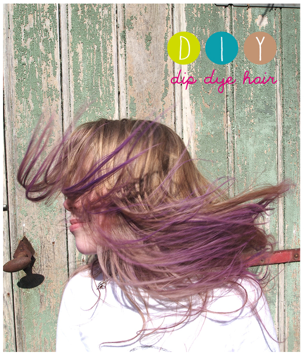 dip dye hair a fun #diy for #kids