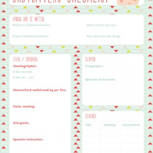 Downloads – Babysitter Checklist