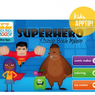 Review Superhero comic book maker app