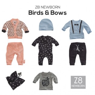 Z8 newborn kids wintercollectie – Birds and Bows