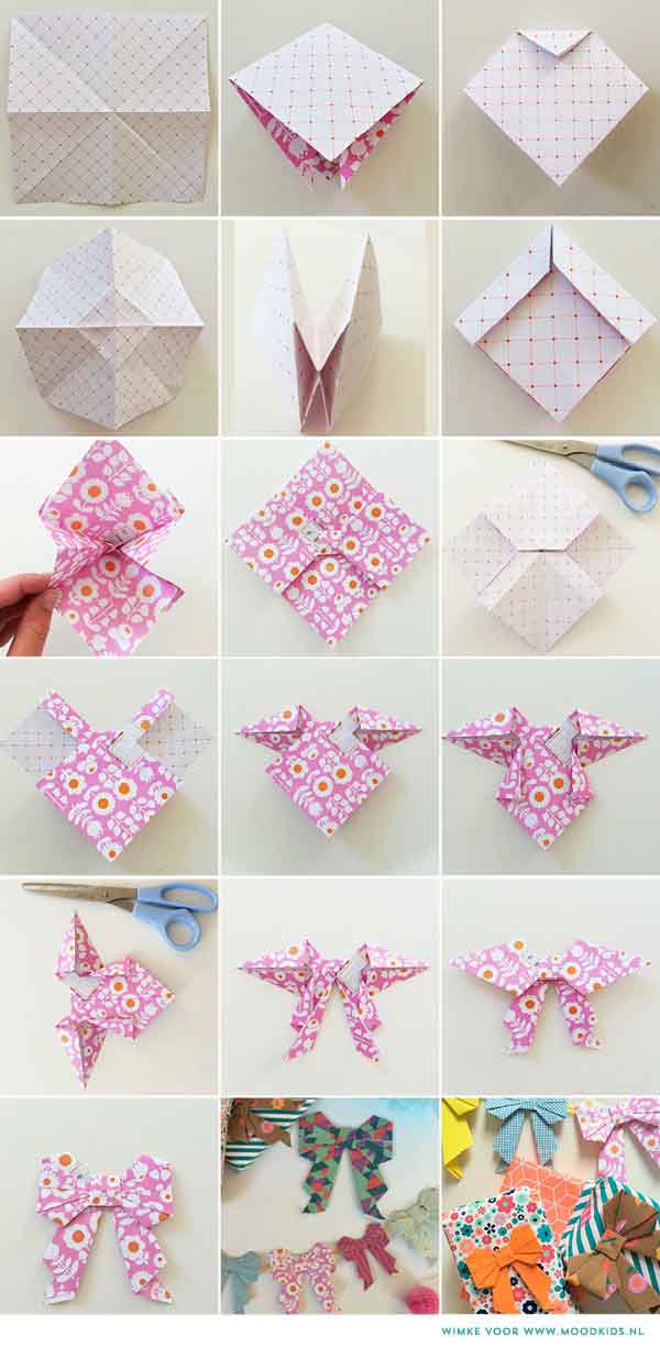 strik vouwen origami