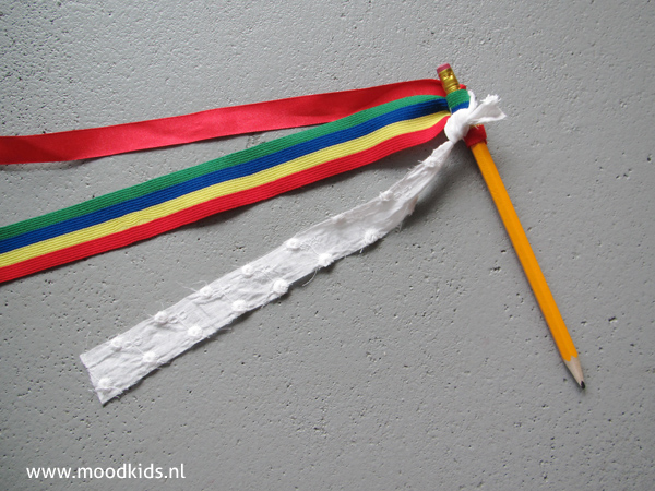 sport en spel diy streamer met linten