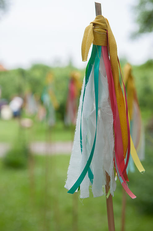 tuintassel tuin versieren feestje