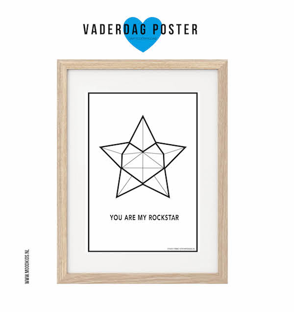 vaderdag poster inkleur