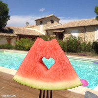 Watermeloen op stokje: een gezonde traktatie