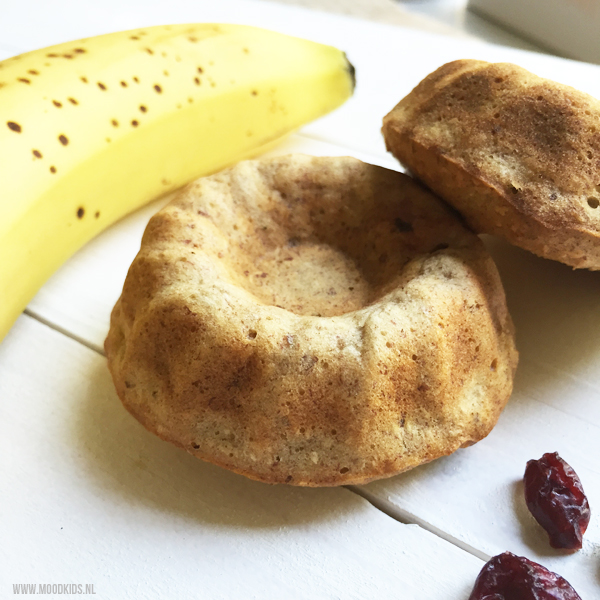 Recept Banana bread muffins (mini tulbandjes)