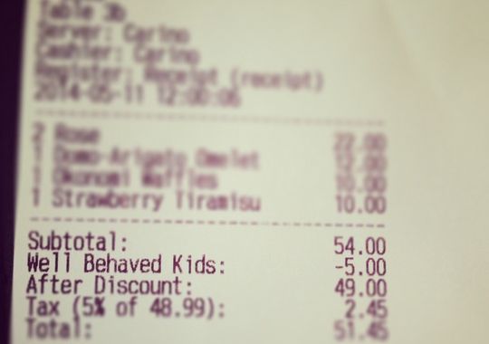 tafelmanieren kinderen, tegenbeweging no kids allowed