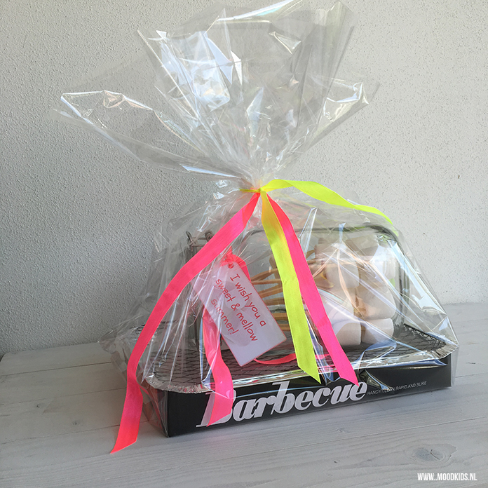 Einde schooljaar cadeau marshmallow kit voor de juf