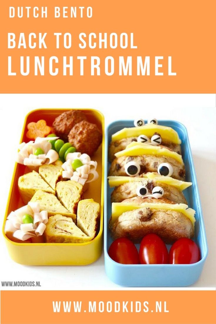 Zo de zomervakantie zit er voor iedereen weer op. Roppongi leert je verschillende skills om de bento trommel van je kind te verfraaien. Deze keer komen alle nieuwe technieken samen in een lunchtrommel. #dutchbento