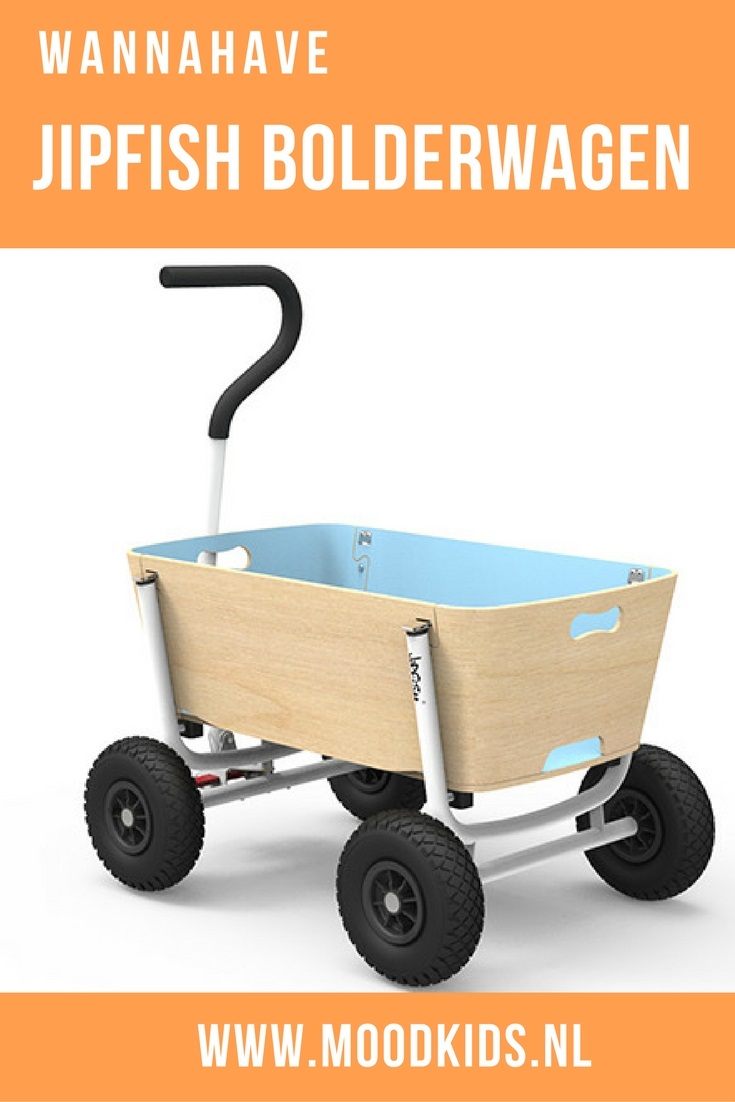 Je hebt 3 kinderen, kan geen bolderkar vinden die thuis in je gang past. En je bent zelf ontwerper? In een notendop: de geboorte van de Jipfish bolderkar. Deze Dutch Design opvouwbare bolderwagen is een plaatje om te zien. Lees hier meer.