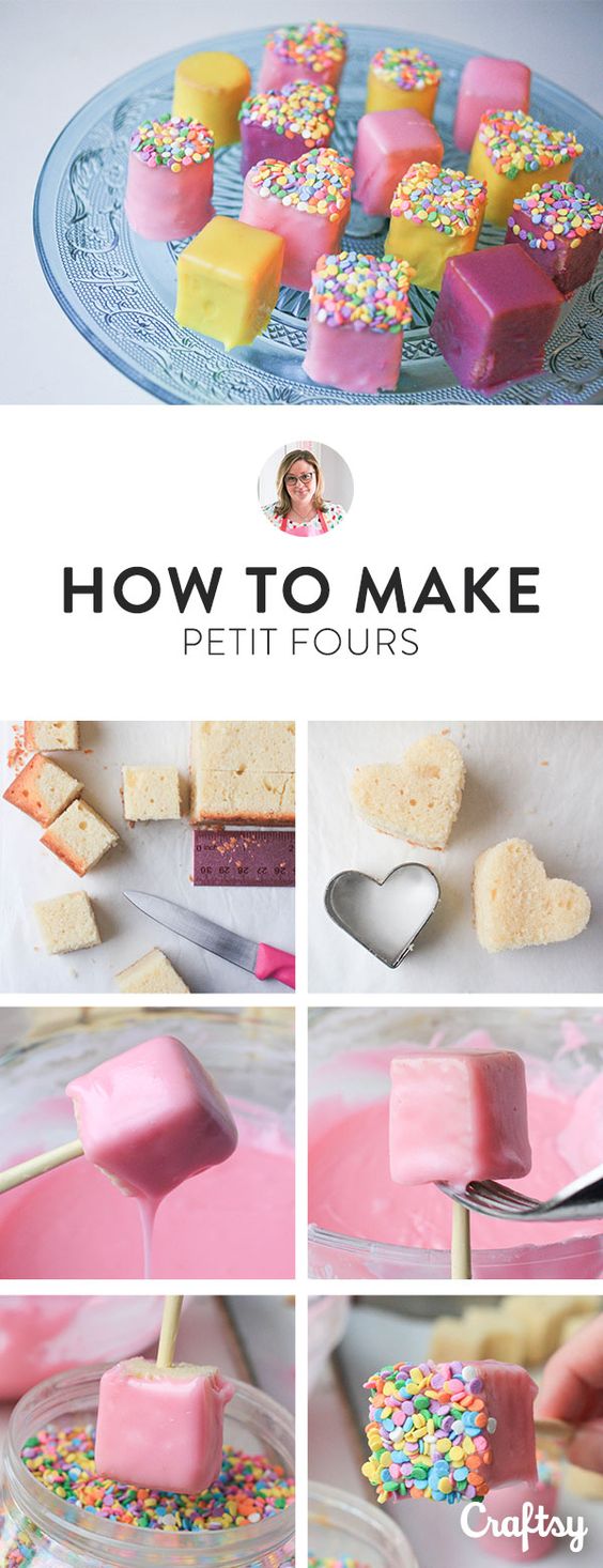 Hoe maak je petit fours? van Craftsy.com