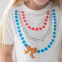 koningsdag shirt ketting diy