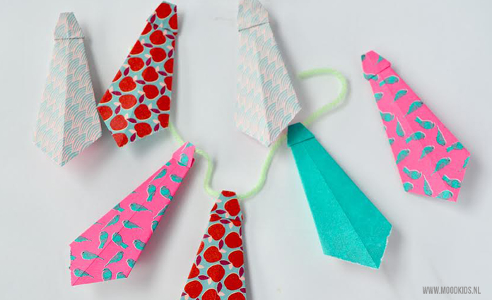 Super Zelf maken: een origami stropdas voor vaderdag | MoodKids LF-07