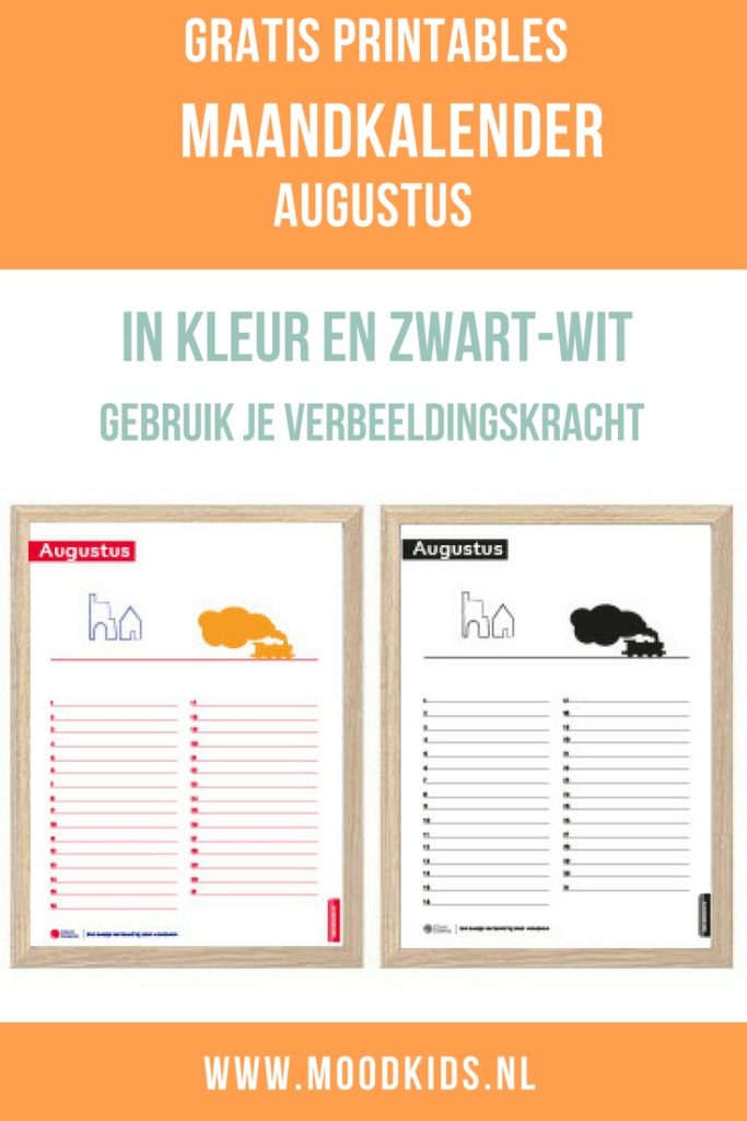 De maandkalender augustus kun je gratis bij ons downloaden. In kleur of in zwart-wit. Hij is zo al mooi, maar je kunt hem ook leuk zelf verfraaien.