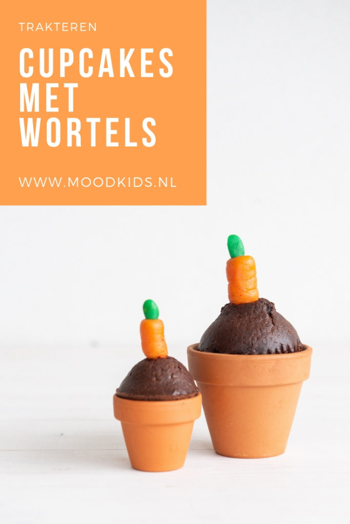 Of je worteltjes lust? Deze van marsepein vast wel. Deze traktatie cupcakes met chocoladecake en marsepeinen wortels zijn ook leuk voor Pasen.